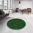 thumbnail image 4 of Ahgly Company Machine Washable Indoor Square Transitional Green Area Rugs, 6' Square, 4 of 7