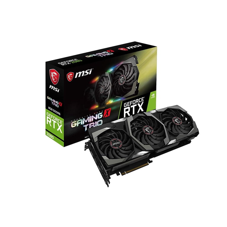 MSI GeForce RTX 2080 Gaming X Trio Graphics Card - Walmart.com