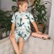 thumbnail image 4 of Balery Anchors And Shells Conjunto de Pijama Infantil de Manga Corta con Estampado – Ropa de Dormir de Algodón Suave-Large, 4 of 6