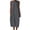 Dark Gray, variant on Bosfbaoi Women's Sleeveless Midi Dress, Loose Fit Casual Sundress with Pockets, Soft Breathable Solid Color Round Neck Tank Dress for Daily Summer Wear