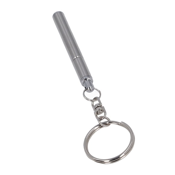 Llavero, Llavero Portátil De Acero Inoxidable Con Forma De Bolígrafo, Mano De Obra Fina De Metal Para Viajes