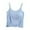 Light Blue, variant on Uaswgudfs Women's Summer Sleeveless Cute Cami Pajama Top - Soft Sleep Tee for Lounge & Nightwear, Breathable