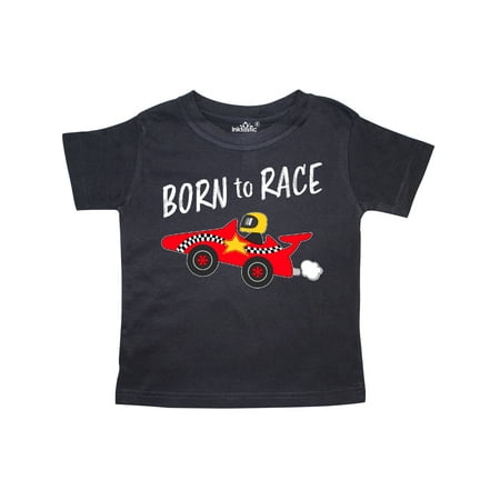 

Inktastic Born to Race- Red Race Car Gift Toddler Boy or Toddler Girl T-Shirt