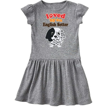 

Inktastic English Setter Dog Gift Gift Toddler Girl Dress