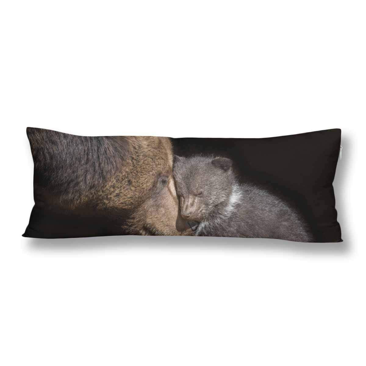 plow and hearth bear body pillow