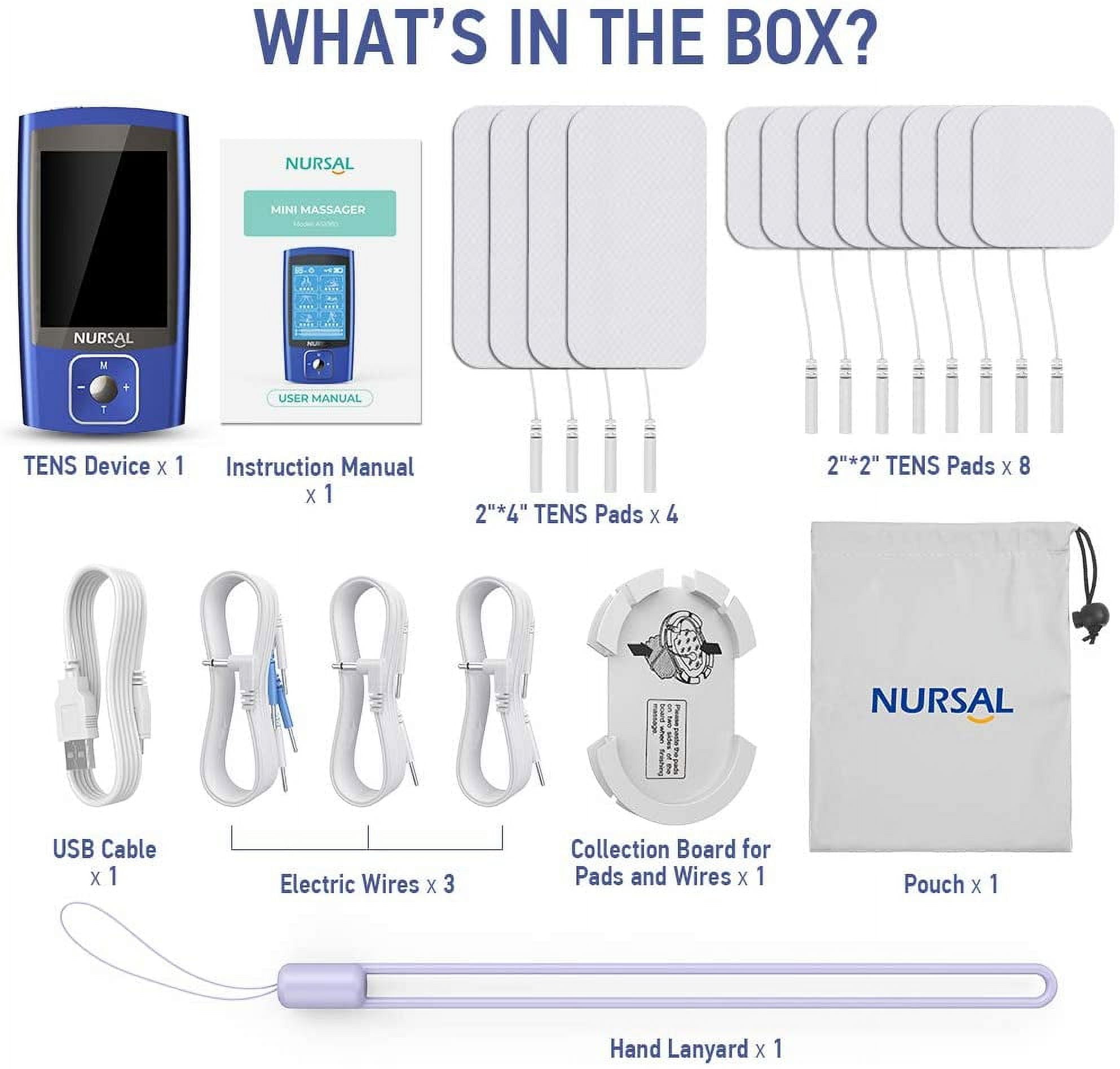 Nursal Tens Massager Unit Model: AS1080 IN BOX_204ST