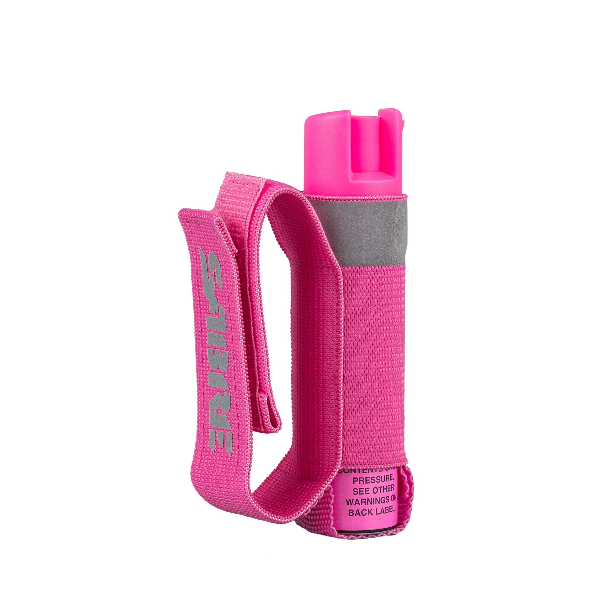 SABRE Runner Pepper Gel with Adjustable Reflective Hand Strap, Pink, 1 Ct, New, Pocket Pepper Sprays