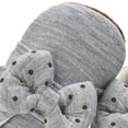 thumbnail image 5 of Xfvqtps Infant Girls Thicken Lining Boots Polka Dots Bowknot Keep Warm Non Slip Soft Sole First Walking Shoes Spring Princess Shoes 0-1 Year Old Baby Cotton Shoes Gray, 5 of 6