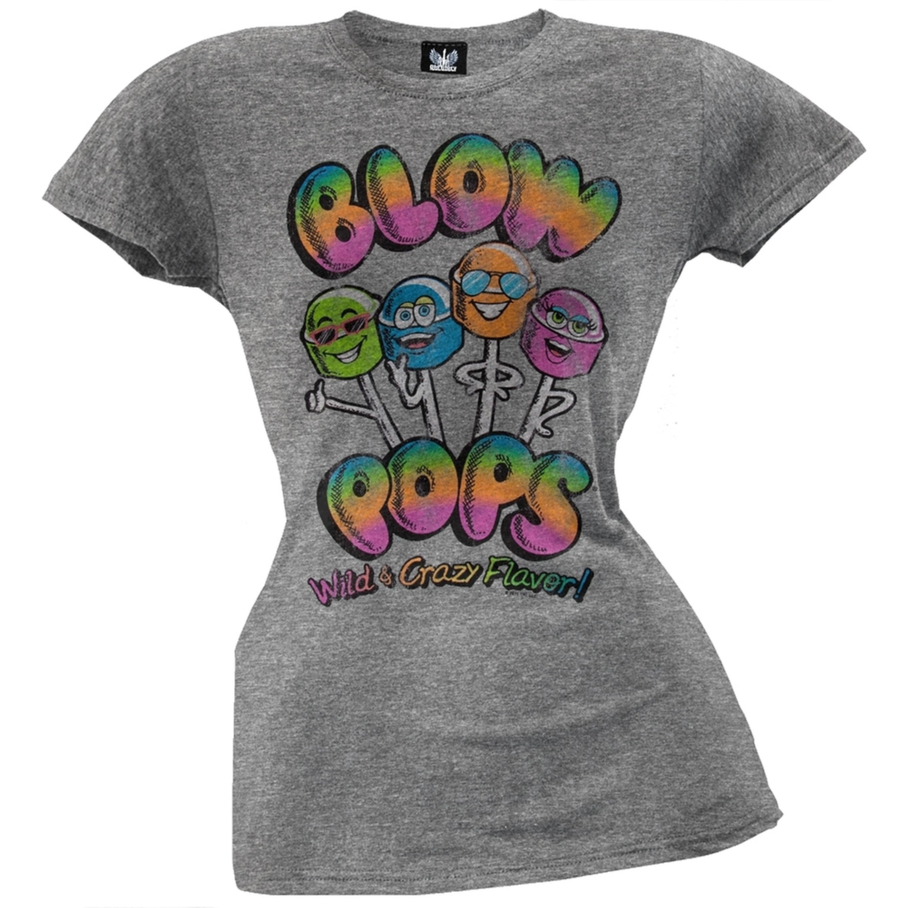Original Blow Pop Lollipop Candy Logo Gift Girls Youth T-Shirts Tees Tshirts 