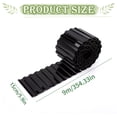 thumbnail image 3 of landscape edging,Corrugated Garden Edging,4"x50Ft Landscape Edging for DIY Flower Beds,Flexible Bender Border for Lawn,Garden and Yard,Sturdy Galvanized Garden Edging(10cm*9m), 3 of 8