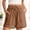 Khaki, variant on Plus Size Pants Casual Loose Solid Short Loose Culottes Trousers Confy String Trousers Openwork Lace Pants Breathable Lounge Summer Pants 2026
