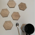 thumbnail image 4 of Portavasos de madera hexágonos Kanija Grabados, 4 of 4