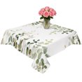 thumbnail image 2 of Sage Green Eucalyptus Table Cloth Waterproof Tablecloths, Spring Leaves Botanical Watercolor Tablecloth Dining Table Cover for Kitchen Party Tabletop Outdoor, Square Tablecloth 54x54 Inch, 2 of 9