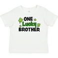 thumbnail image 3 of Inktastic One Lucky Brother with Shamrocks Boys Baby T-Shirt, 3 of 5