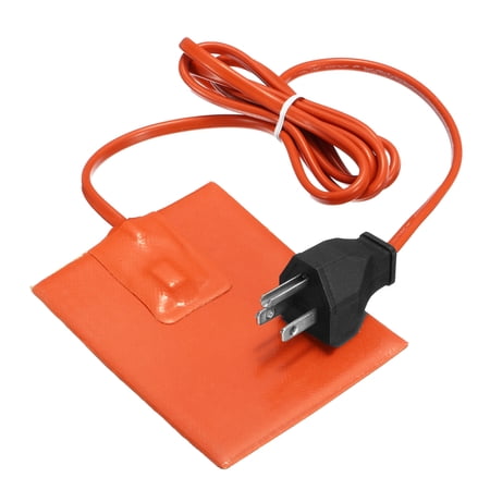 110V Car Engine Heater Oil Pan Tank Heater Silicone Rubber Pad Heater With  Plug 120W 11x9cm | Walmart Canada