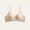 Beige, variant on Minimal Support Everyday Bras - Women's Solid Color Printing Large Size Fixed Cup Ventilate Sport Bras without Steel Rim Green Xxl
