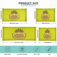 thumbnail image 2 of Golden Pineapple Pillowcases, Soft and Cozy Decor Giftsative Pillow Cases with Hidden Zipper for Bedroom, Sofa, Couch, Standard Size 20x26 Inches（137）, 2 of 6