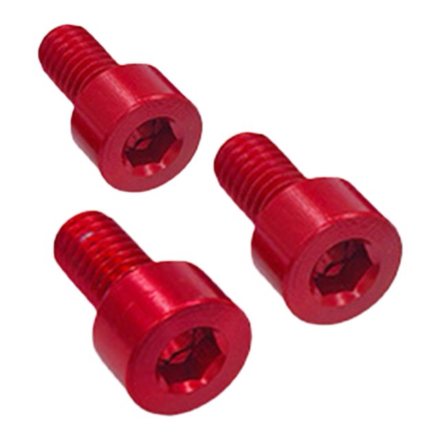 GLFILL Tremolo Bridge Locking Nut Screws Compatible with Various Electric Guitars Red