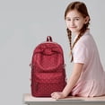 thumbnail image 6 of Backpack Polka Dot Backpack for Women Cute Backpack Nylon Waterproof Daypack Trendy Slouchy Bookpack for Campus Commute, 6 of 9