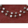 thumbnail image 4 of De Kulture Works Colorful Felt POM POM Garland Wall Hanging Holiday Decoration 48 Inch, Brown - White, 4 of 7