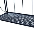 thumbnail image 2 of 3 Tier Foldable Black Metal Indoor Plant Stand, Display Shelf Rack, 3 Flower Pot Holder Shelves Planter Display Storage Shelf for Home Garden Patio Bathroom Living Room, 2 of 7
