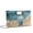 Beach Turtle Starfish, variant on FOR U DESIGNS Cherry Blossom Cardinal Print Clutch Purse for Women, PU Leather Top Handle Purse with Detachable Chain Evening Handbag for Prom and Formal Dinners
