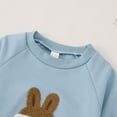 thumbnail image 5 of Baby Easter Set Spring and Autumn Children Rabbit Embroidered Long Sleeve Hoodie + Trousers Two Piece Set 2t Girls Outfits 5 Piece Set Fall Outfits for Teen Girls Outfits for Girls Size 4 Clothes for, 5 of 8