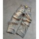 thumbnail image 3 of Pantalones vaqueros holgados negros retro Y2k para hombre, estilo hip hop, punk, con bordes sin rematar, bordados, pantalones vaqueros de cintura alta con diseño vintage de patchwork, 3 of 5