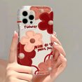 thumbnail image 3 of Oil Painting Flower Phone Case For iPhone 15 Case iPhone 11 13 12 14 Pro Max 7 8 Plus X XR XS SE 2020 Shockproof Soft Back Cover JJ95 For iPhone 11Pro Max, 3 of 6