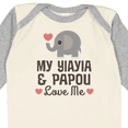 thumbnail image 4 of Inktastic My Yia Yia and Papou Love Me Boys or Girls Long Sleeve Baby Bodysuit, 4 of 5