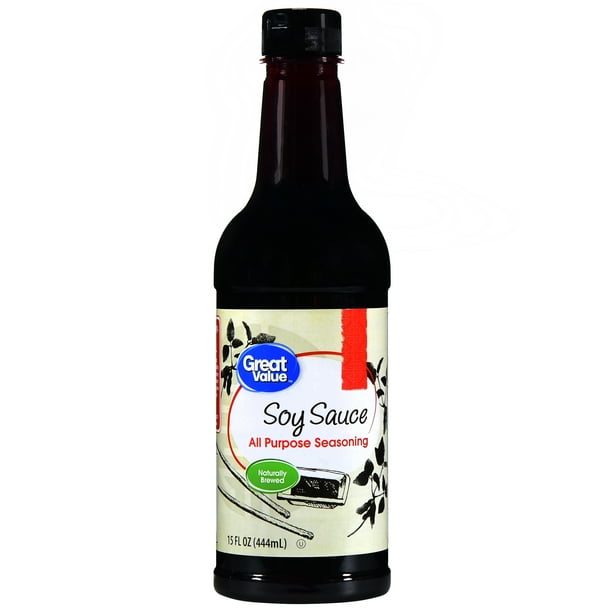 Great Value Naturally Brewed Soy Sauce, 15 Fl Oz