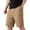 Khaki, variant on Mens Stretch Golf Shorts Lightweight Shorts for Hiking Work Summer Casual Breathable Shorts with 6 Pockets 2XL
