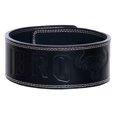 thumbnail image 7 of IBRO Powerlifting Lever Gym Belt ? Power 10MM Extreme Heavy Duty Genuine Cowhide Leather Belts - Squats Deadlifts Bodybuilding Weight Lifting IPF Power Lifting Strongman for Men 10mm Black White XL, 7 of 7