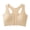 Beige, variant on Naittoop Front Closure Bra for Women Sports Wirefree Post Surgery Bra Front Closure Racerback Compression Mastectomy Bras