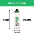thumbnail image 2 of Botella de agua de 50 onzas con colador extraíble, jarra de agua deportiva de 1,5 L para gimnasio y deportes al aire libre, 2 of 5