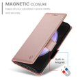 thumbnail image 6 of For Google Pixel 11 / Pixel 11 Pro Wallet Case Flip Card Holder,PU Leather Side Buckle Magnetic Frosted Cover,Rose gold, 6 of 7