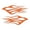 Orange, variant on Classic Flames Dorado Design Magnet