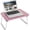 Pink, variant on Lap Desks Laptop Tray for Bed or Couch, Breakfast Serving Tray with Folding ,Portable & Lightweight Mini Table, Laptop Stand for Working, Reading and Writing,Black