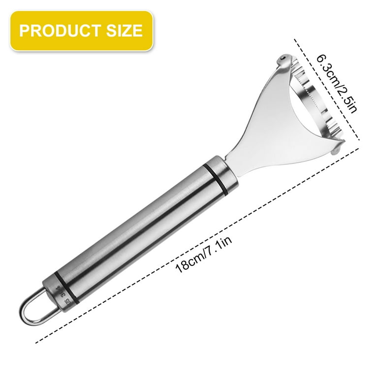  Magic corn peeler, stainless steel corn cob peeler, simple corn  peeler for corn cobs, convenient thresher corn cutter, small kitchen tools  (B): Home & Kitchen