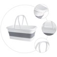 thumbnail image 3 of Bassin à Vaisselle 1 Pce Bassin de Lavage de Vêtements Portable pour Maison Camping Extérieur, 3 of 9