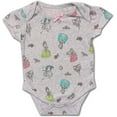thumbnail image 2 of Princess Belle and Ariel Girls 3 Pack Character Onesie, Newborn, 2 of 4