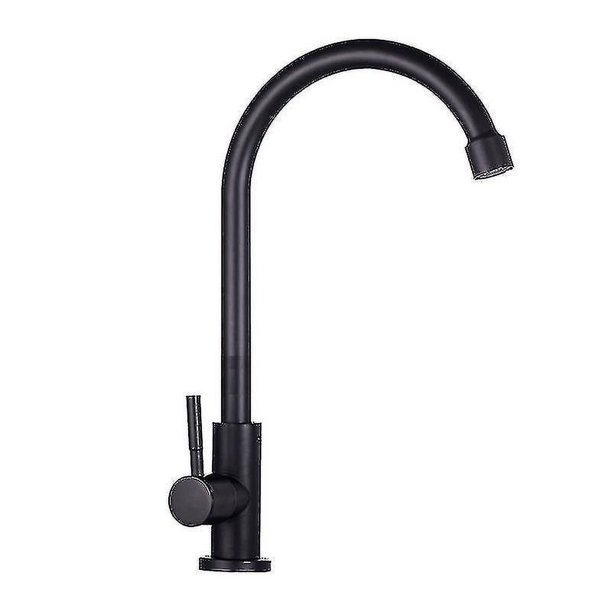 Grifo de salida única para cocina, grifo de agua giratorio para baño, grifo de agua fría
