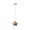 Gray, variant on Tunhigl Modern Industrial Iron Pendant Light Fixture for Bedroom, Dining Room, Hallway, and Balcony Ceiling Lighting with Soft Illumination Green