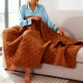 thumbnail image 3 of Hearth & Gear Heating Blanket Wearable Shawl With Zipper Detachable Design For Full Warmth And Comfort Mini Trainer Exercise Room Exercise Rubber Bands Resistance Seated Leg Resistance Training, 3 of 6