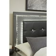 thumbnail image 6 of Signature Design by Ashley Lodanna Queen Upholstered Panel Headboard Gray (Headboard Only), 6 of 8