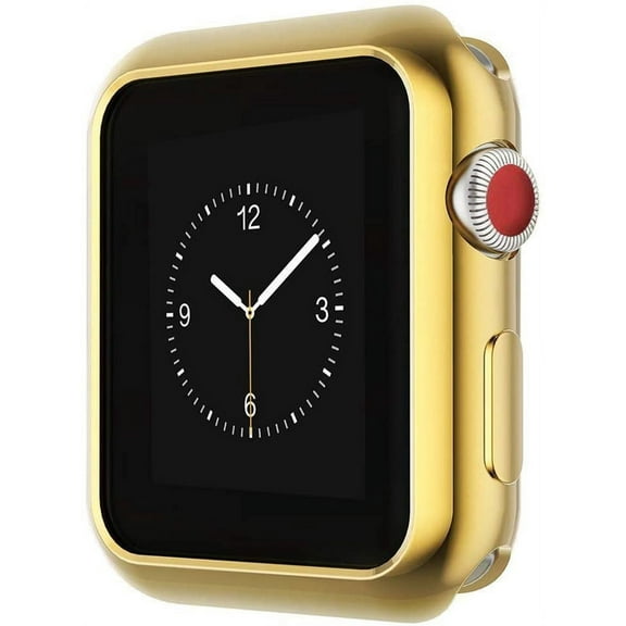 Case Compatible Apple Watch Series 38mm 3/2/1 Shock Proof Protective Silicone Bumper Resistant TPU Protector Case Cover Replacement for Apple Watch Apple Watch Series 1, 2 & 3 Cellular