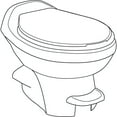 thumbnail image 3 of Thetford Aqua-Magic Style Plus RV Toilet, Low, White, 34433,12-15/16 x 21-13/16 x 16 in, 3 of 3