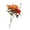 A, variant on Artificial Fall Peony Bouquet, Faux Autumn Orange Red Flower Bush, Fake Harvest Floral Arrangement, Farmhouse Thanksgiving Table Centerpiece, Realistic Silk Peony Stem for Autumn Decoration