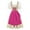 Hot Pink#1, variant on Lenago Womens Apron Dresses For Women Oktoberfest Costumes Multiple Color Schemes Square Collar Short Sleeves Dirndl Dresses German Dresses Festival Bavarian Costume Beer Carnival Women Party Dresses