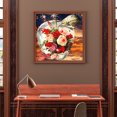 thumbnail image 1 of Cuadros Decorativos Cuadro de pared de resina de manzana de cristal con pintura de diamante 5D para decoración del hogar (WT565) Likrtyny embutido en tela, 1 of 9